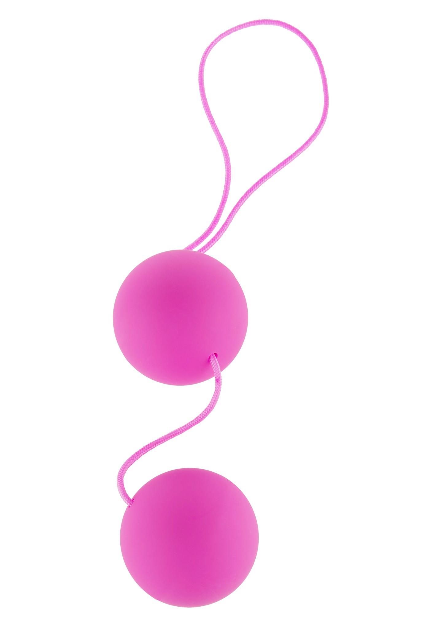 Вагинальные шарики Toy Joy Funky Love, 3,5 см (пурпурный)