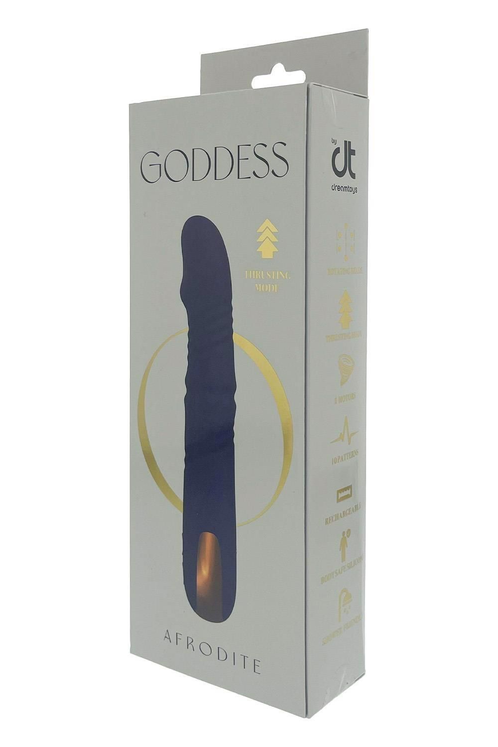 Вибратор Dreamtoys Afrodite, 22.3 см (синий)