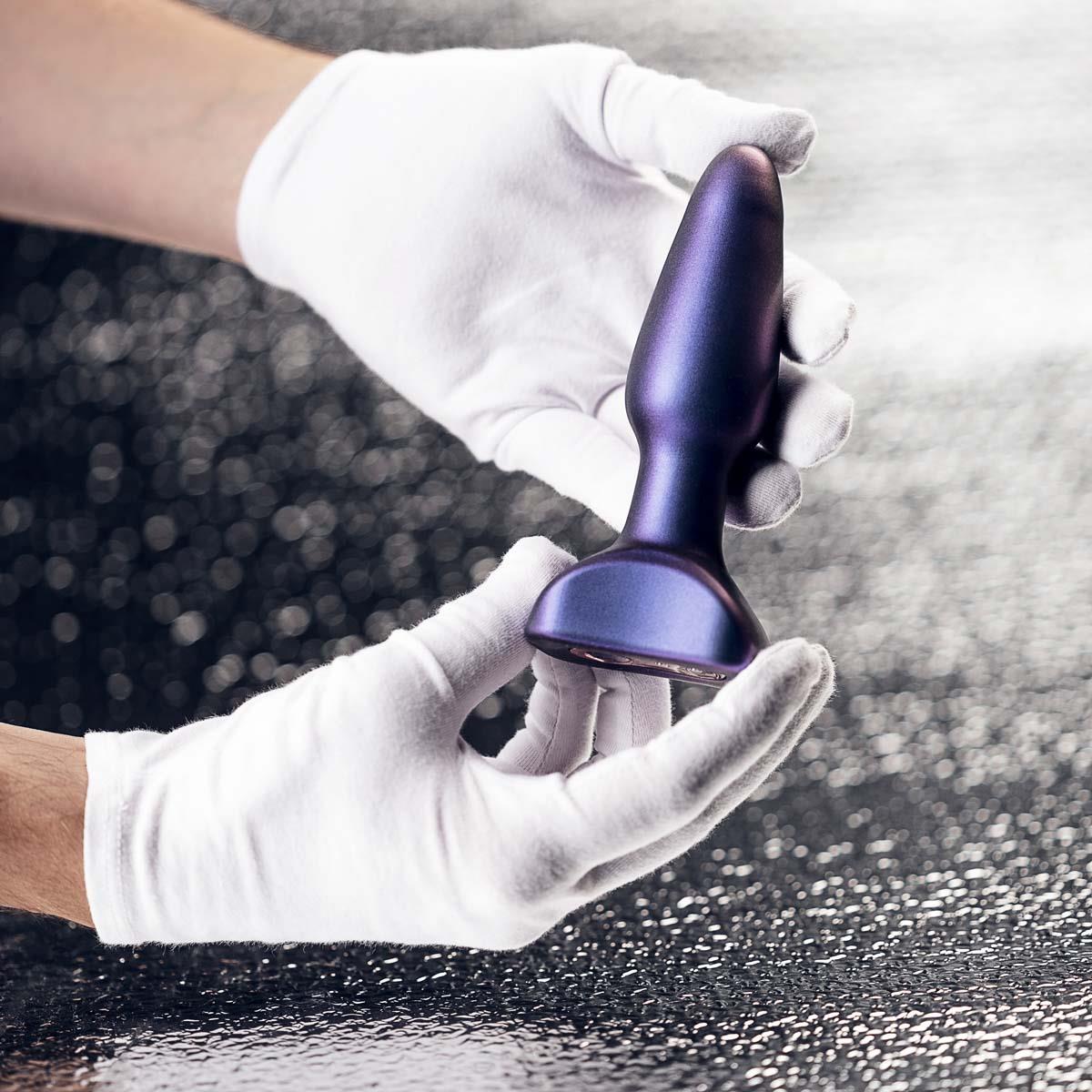 Korek analny Hueman Space Force Thumping, 13,9 cm (fioletowy)