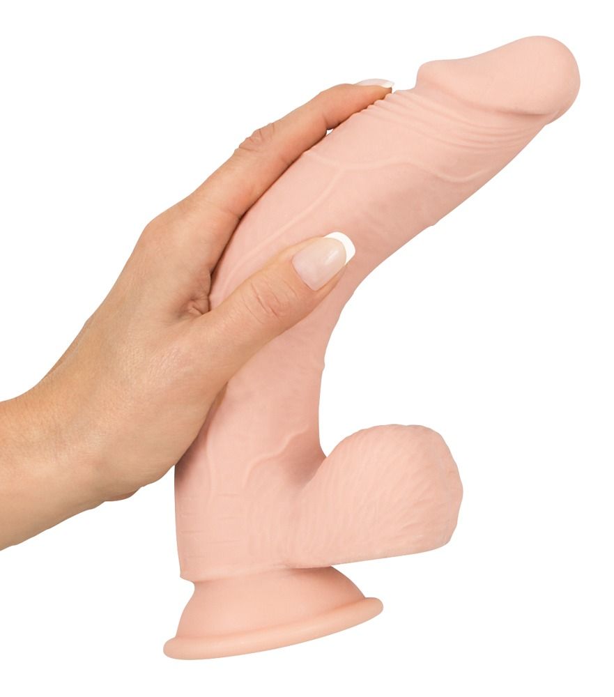 Фаллоимитатор Orion Nature Skin Medium Bendable, 24 см (телесный)