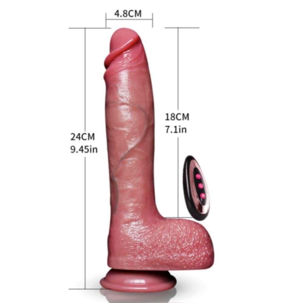 Вибратор B - Series Lyla Power Stroke, 25 см (коричневый)