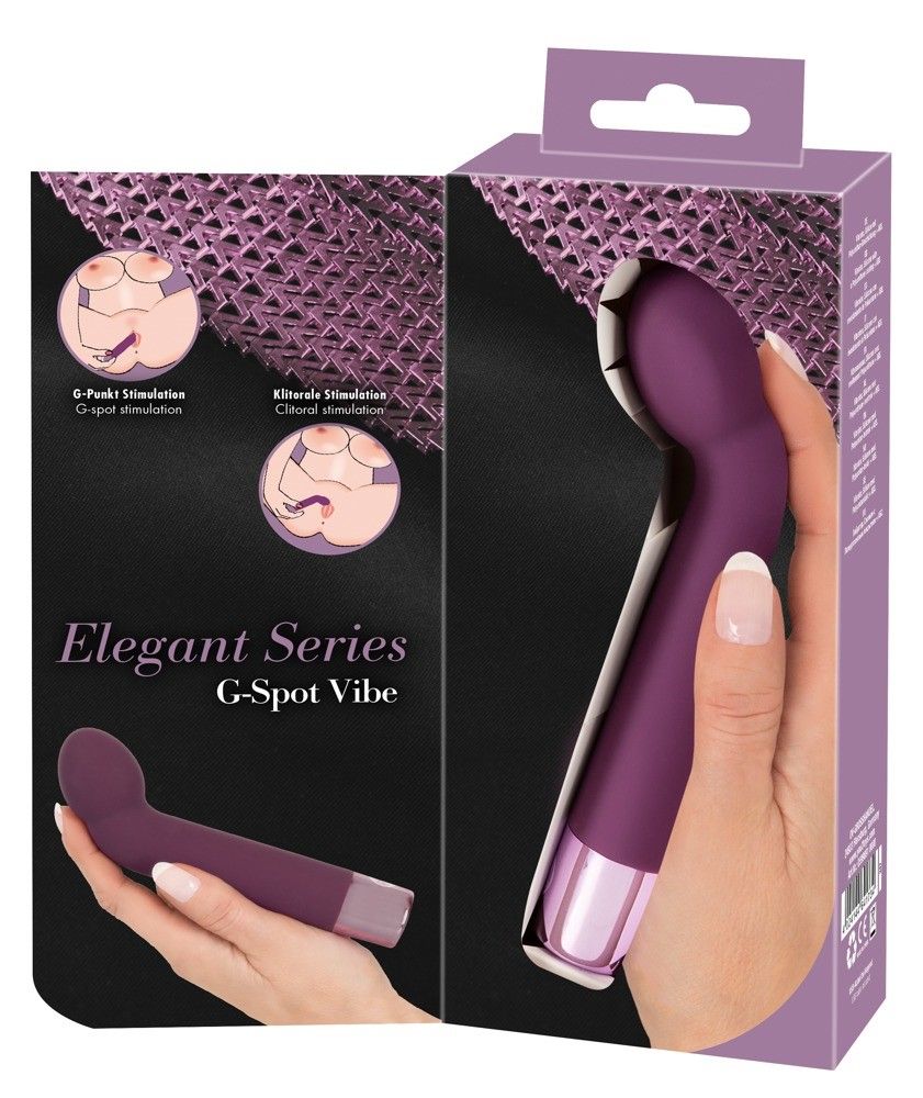 Вибратор Elegant Series G-Spot Vibe, 16 см (фиолетовый)