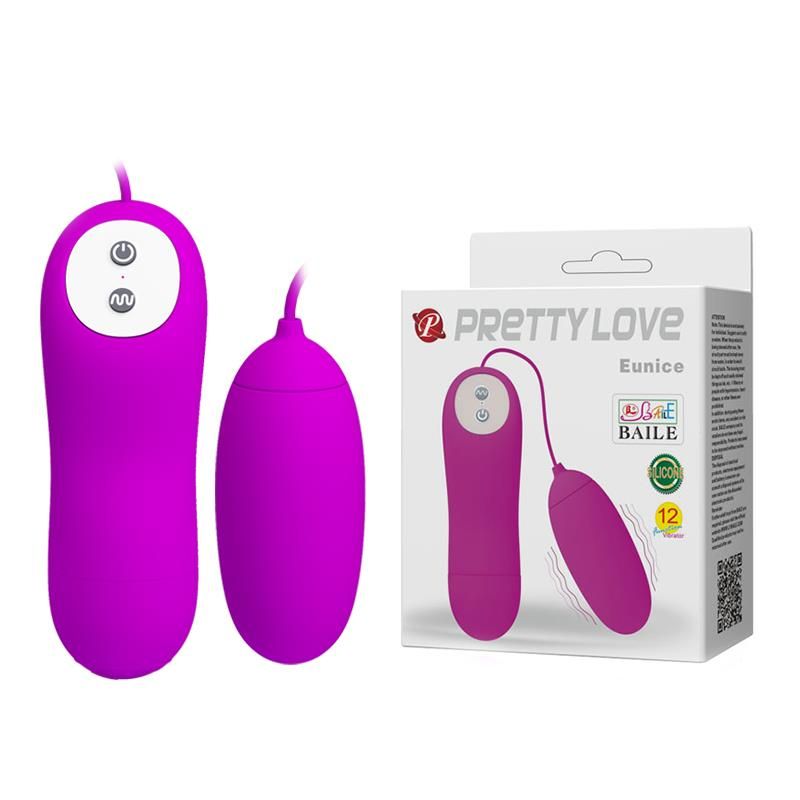Виброяйцо Pretty Love Eunice, 6 см (розовый)