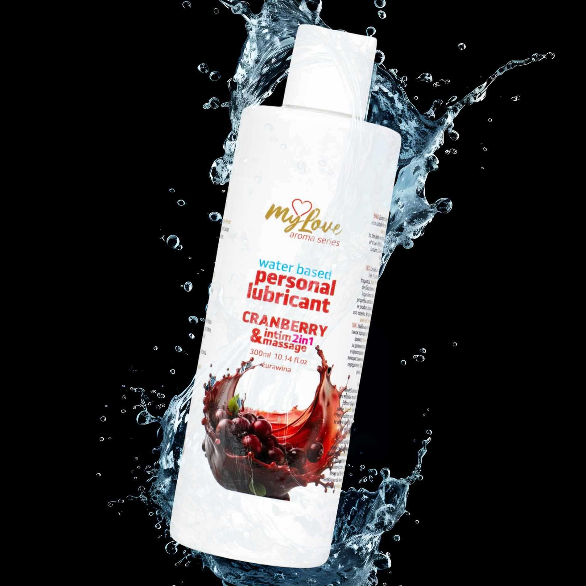 Лубрикант MyLove Aroma Series Intim&Massage 2in1 Cranberry, 300 мл