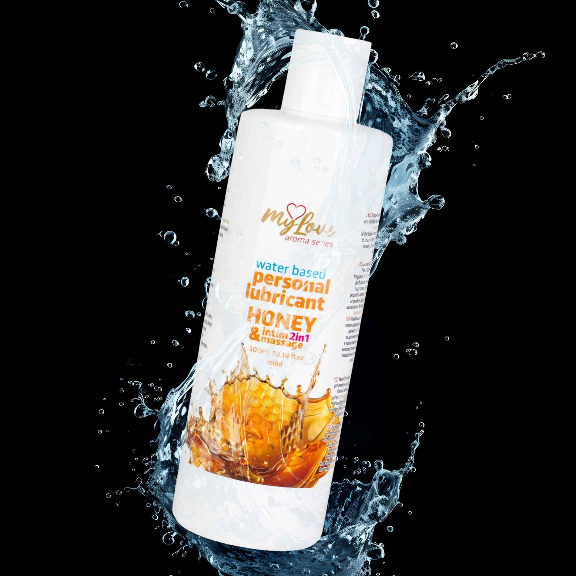 Lubrykant MyLove Aroma Series Intim&Massage 2in1 Honey, 300 ml