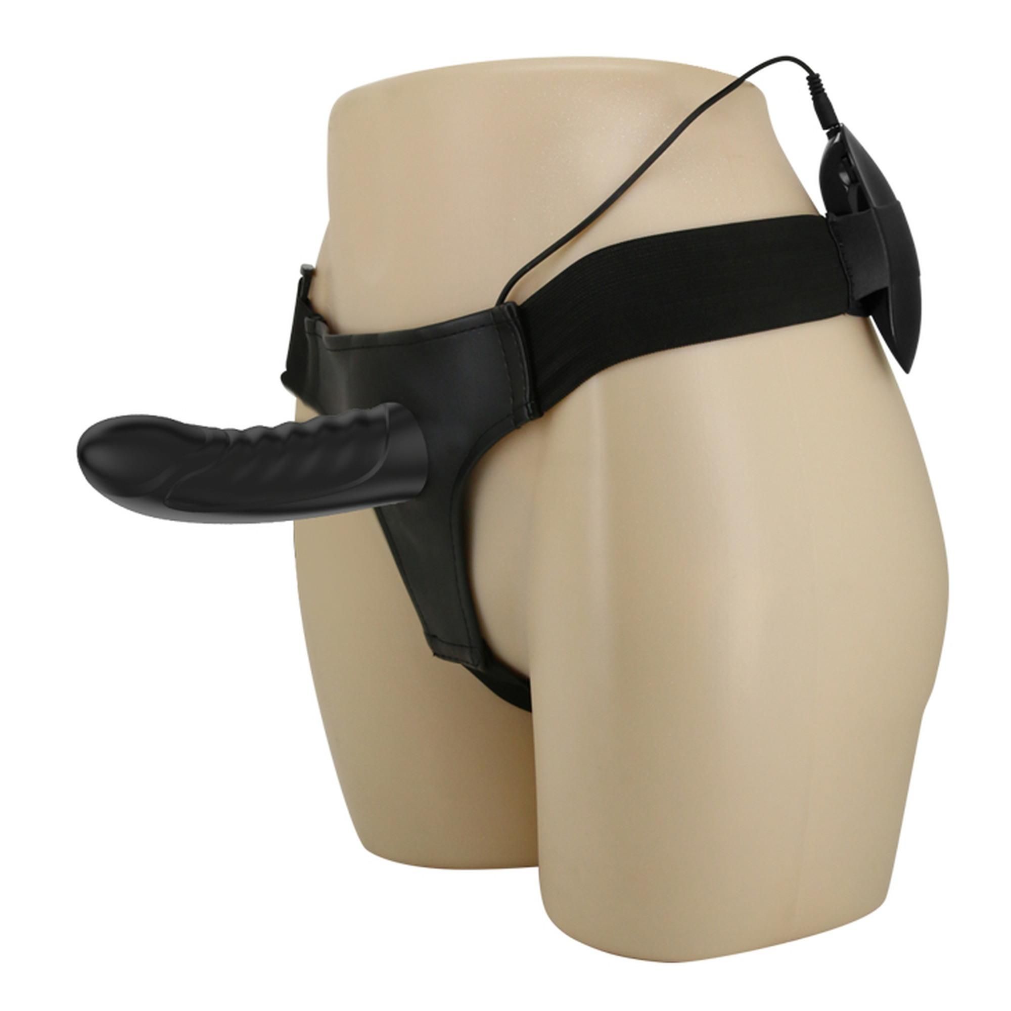 Страпон Pretty Love Marvin StrapOn Harness, 16 см (черный)