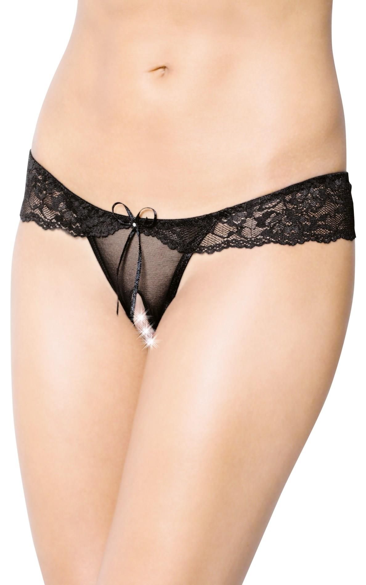 Трусики-стринги SoftLine G-String 2443, S/M (черный)