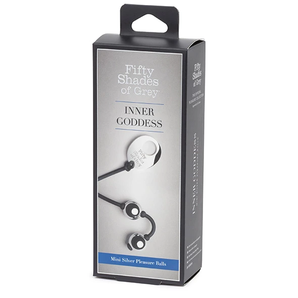 Вагинальные шарики Fifty Shades of Grey Inner Goddess Mini, 21,6 см (серебристый)