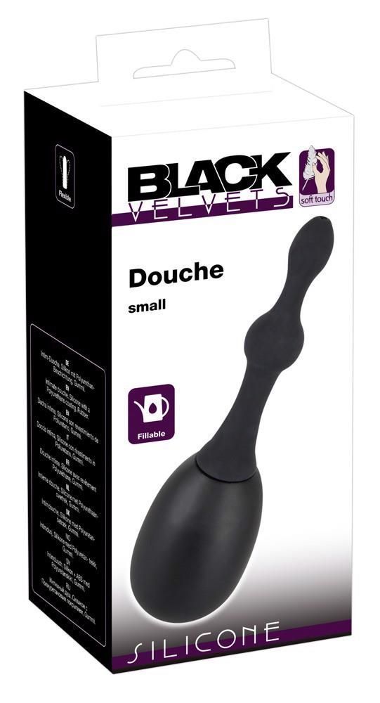 Анальний душ Black Velvets Douche Small, 14 см (черный)