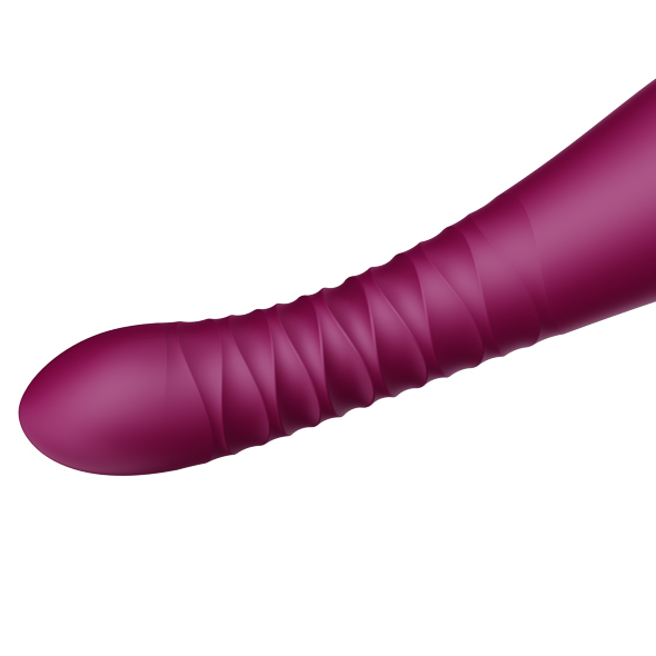 Вибратор Zalo King Vibrating Thruster, 30,2 см (фиолетовый)