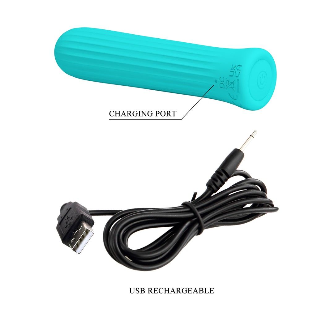 Wibrator Pretty Love Blanche, 10 cm (miętowy)