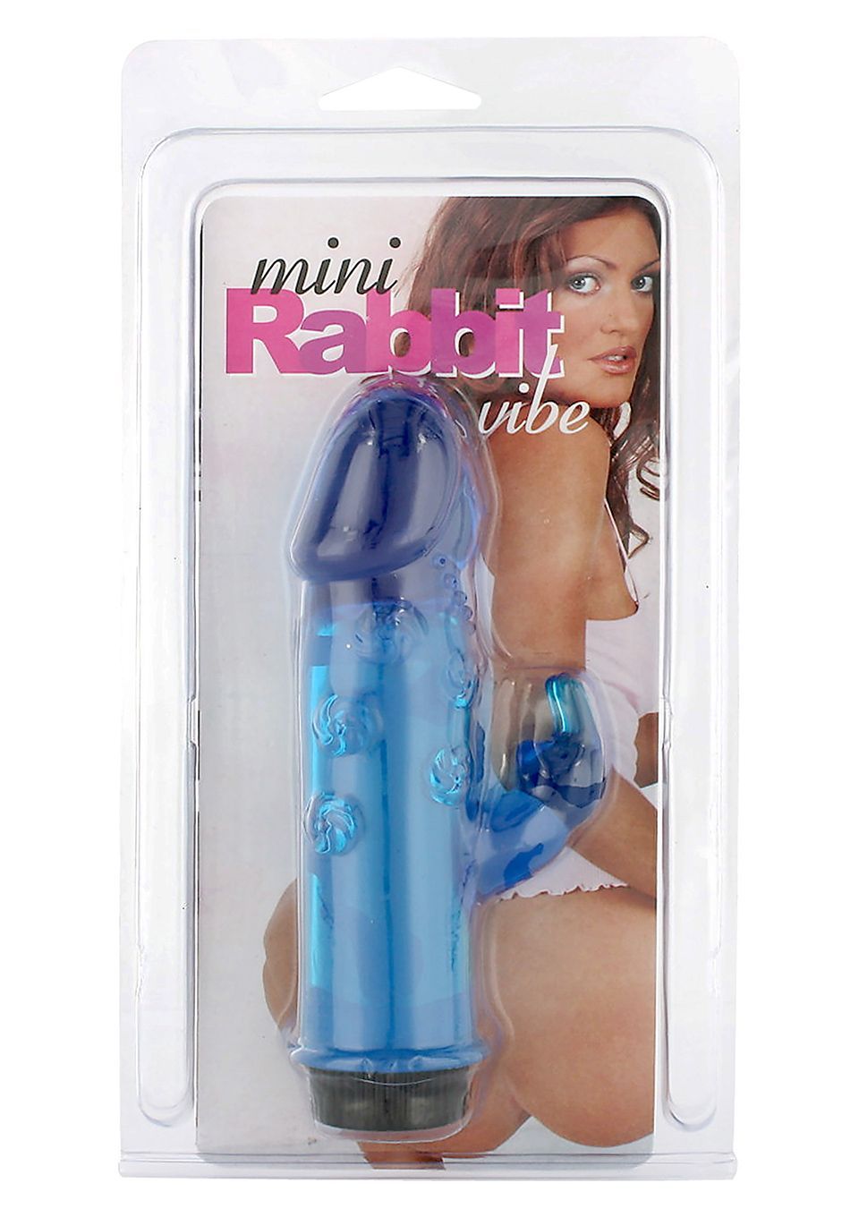 Вібратор-кролик Seven Creations Mini Rabbit Vibe, 12,5 см (блакитний)