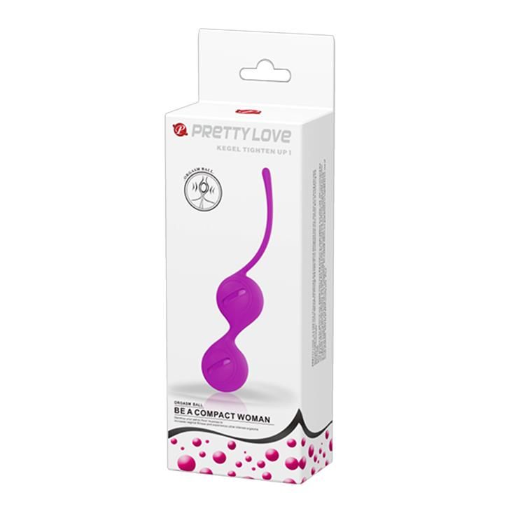 Вагинальные шарики Pretty Love Kegel Tighten Up I, 16,3 см (фиолетовый)