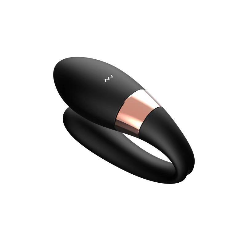 Вібратор для пар Power Escorts U-Vibe, 10 см (чорний)