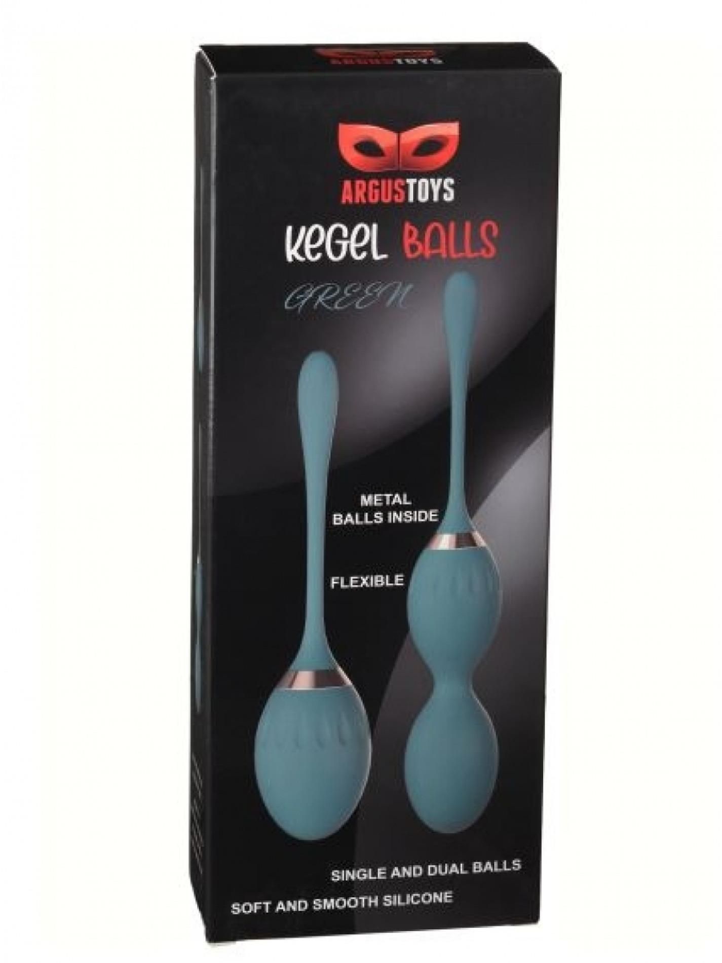 Набор вагинальных шариков Argus Toys Kegel Balls, 2 шт (зеленый)