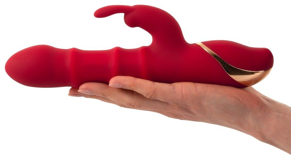Вибратор-кролик You2Toys Double Bunny, 23.7 см (красный)