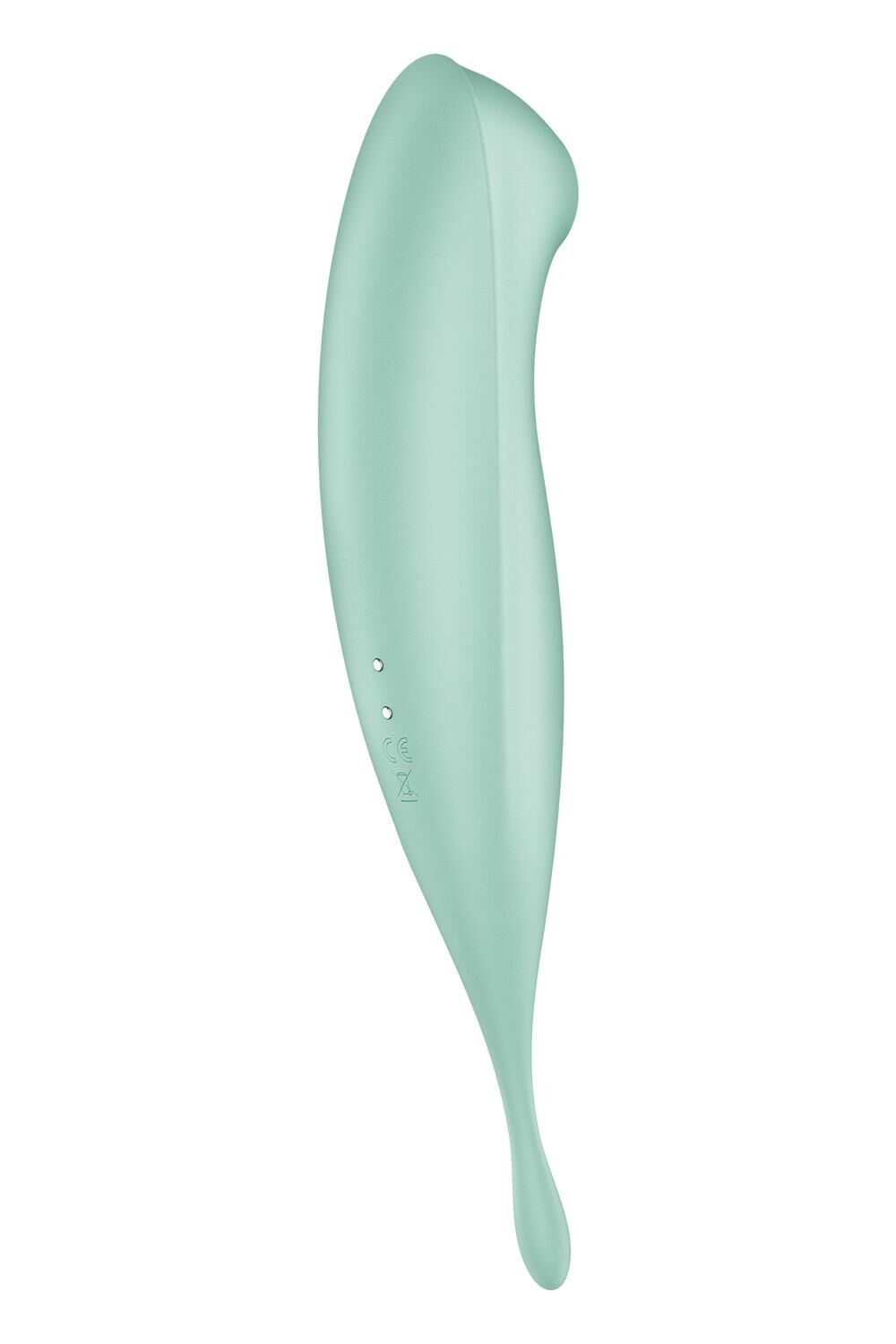 Вакуумный стимулятор клитора с вибрацией Satisfyer Twirling Pro+ (зеленый)