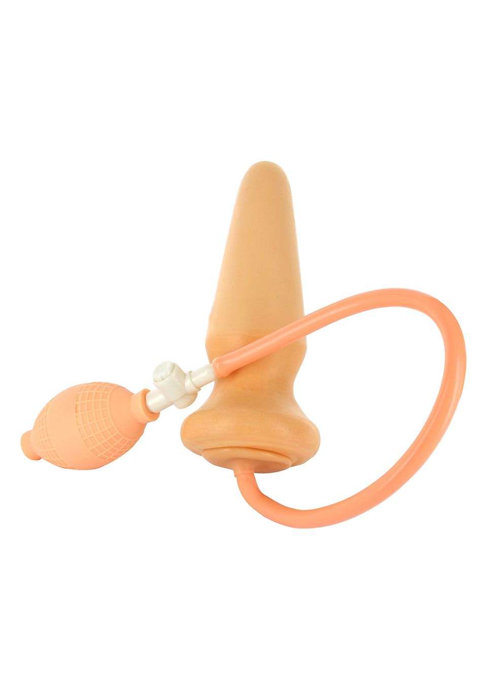 Korek analny Seven Creations Buttplug Plus Pump, 17 cm (cielistym)