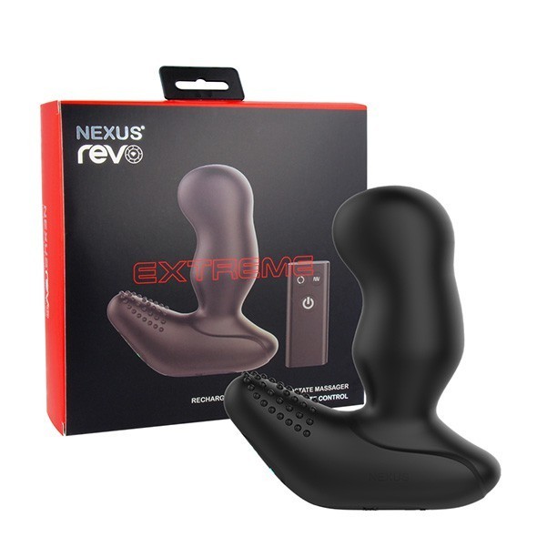 Стимулятор простаты Nexus Revo Extreme, 14 см (черный)