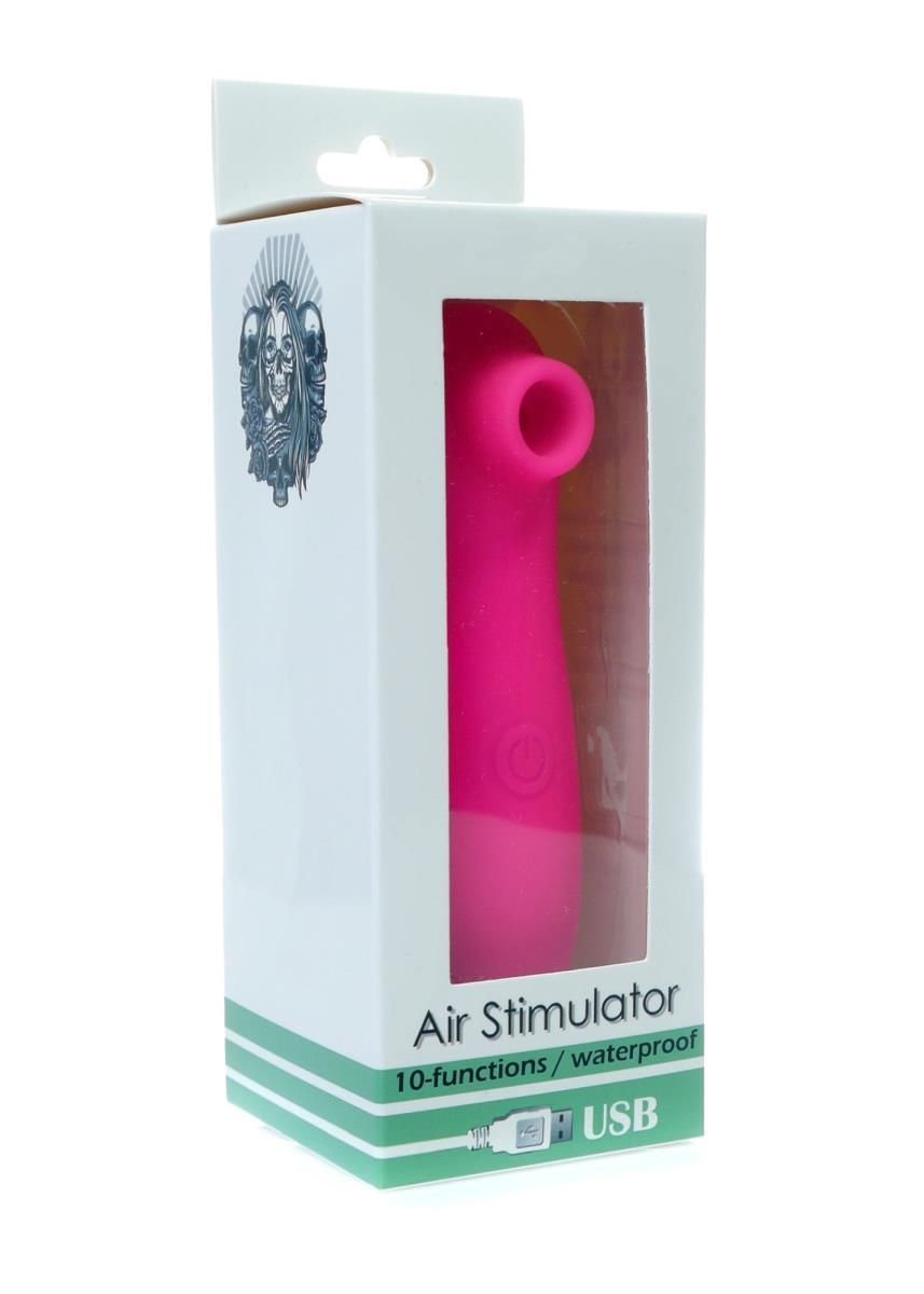 Вакуумный стимулятор клитора Boss Series Air Stimulator (розовый)