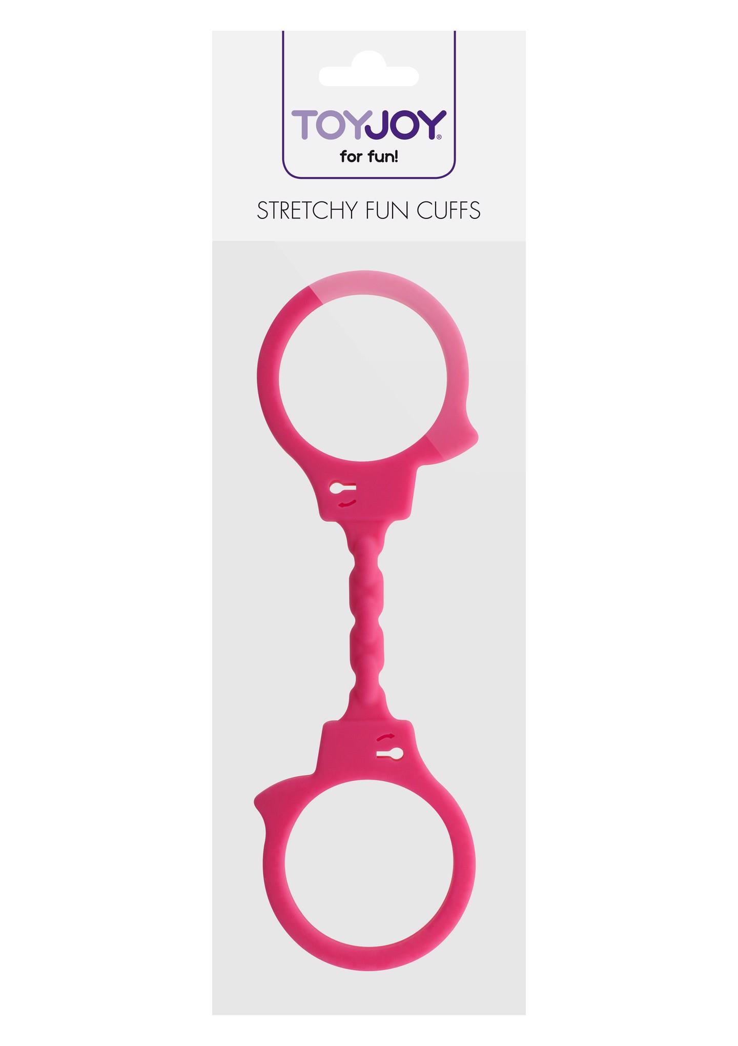 Наручники Stretchy Fun Cuffs (розовый)