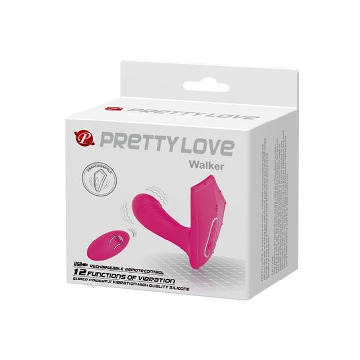 Вибратор Pretty Love Walker, 9,7 см (розовый)