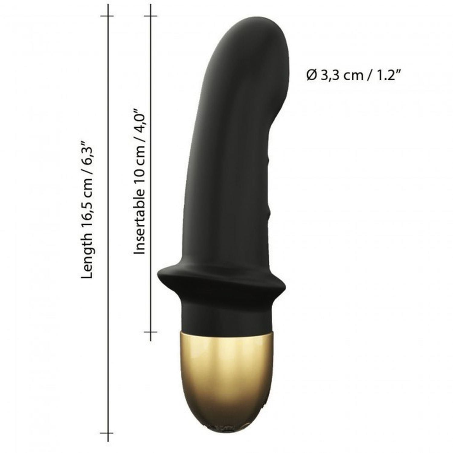 Вібратор Dorcel Mini Lover 2.0, 16,5 см (чорний)