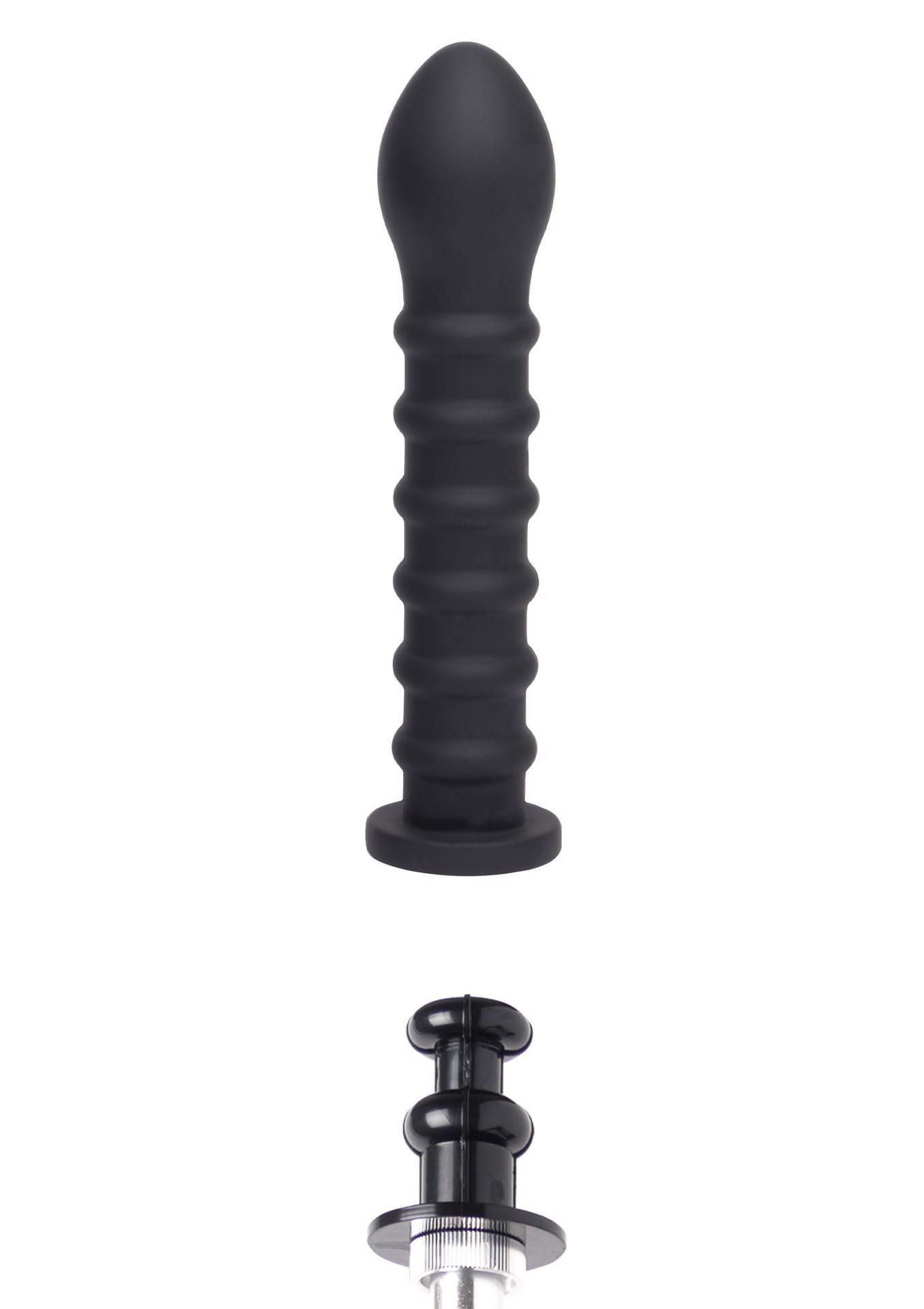 Фаллоимитатор Hidden Desire Ribbed Dong Easy-Lock, 19 см (черный)