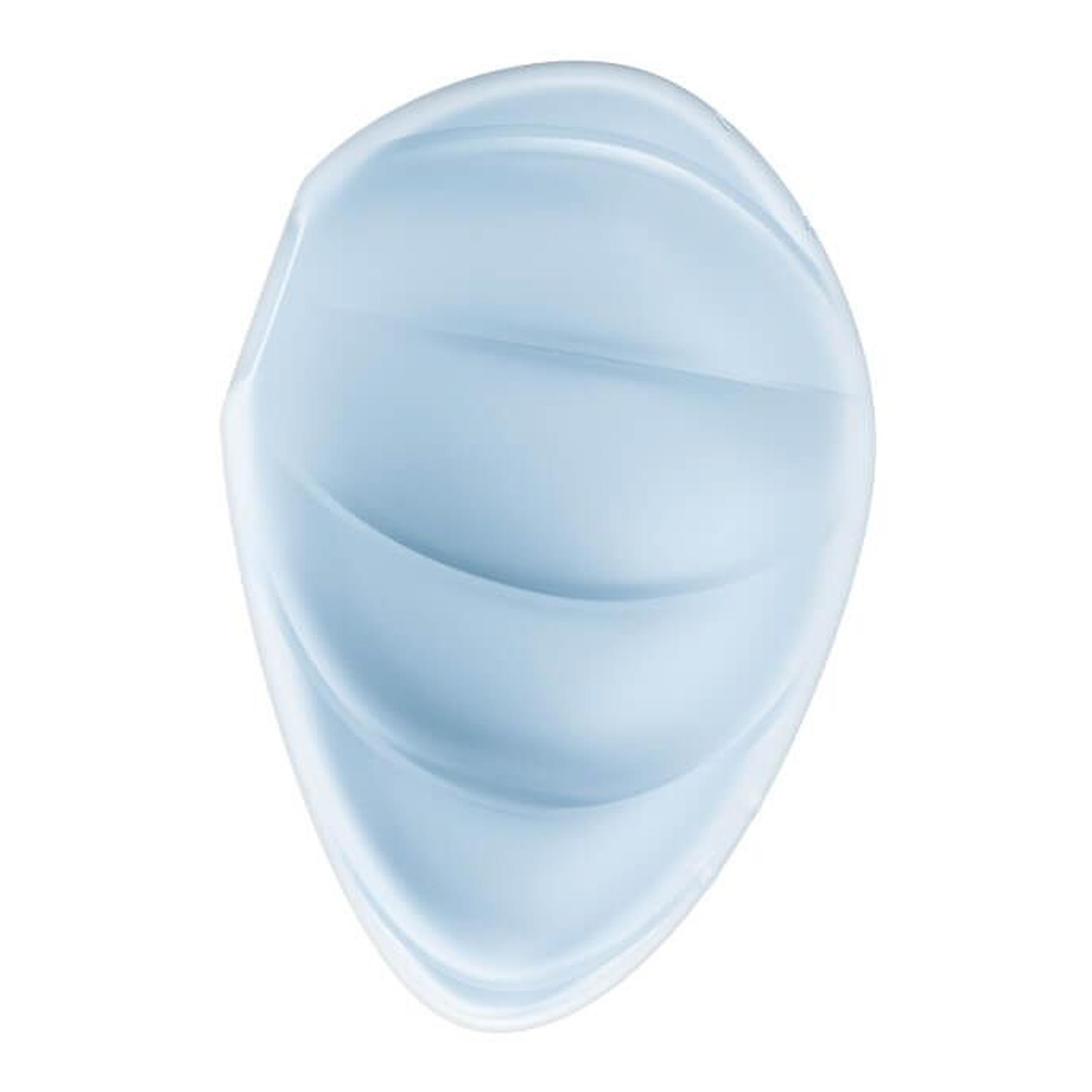 Вакуумный стимулятор клитора с вибрацией Satisfyer Cloud Dancer (голубой)