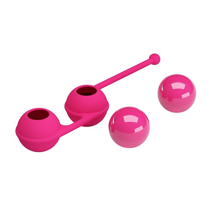 Вагинальные шарики Pretty Love Up Balls III, 17 см (розовый)