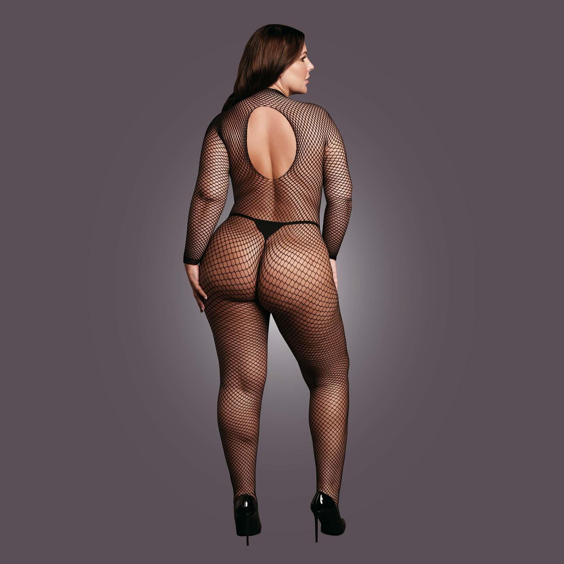 Бодистокинг Le Désir With Open Crotch, Plus Size (черный)