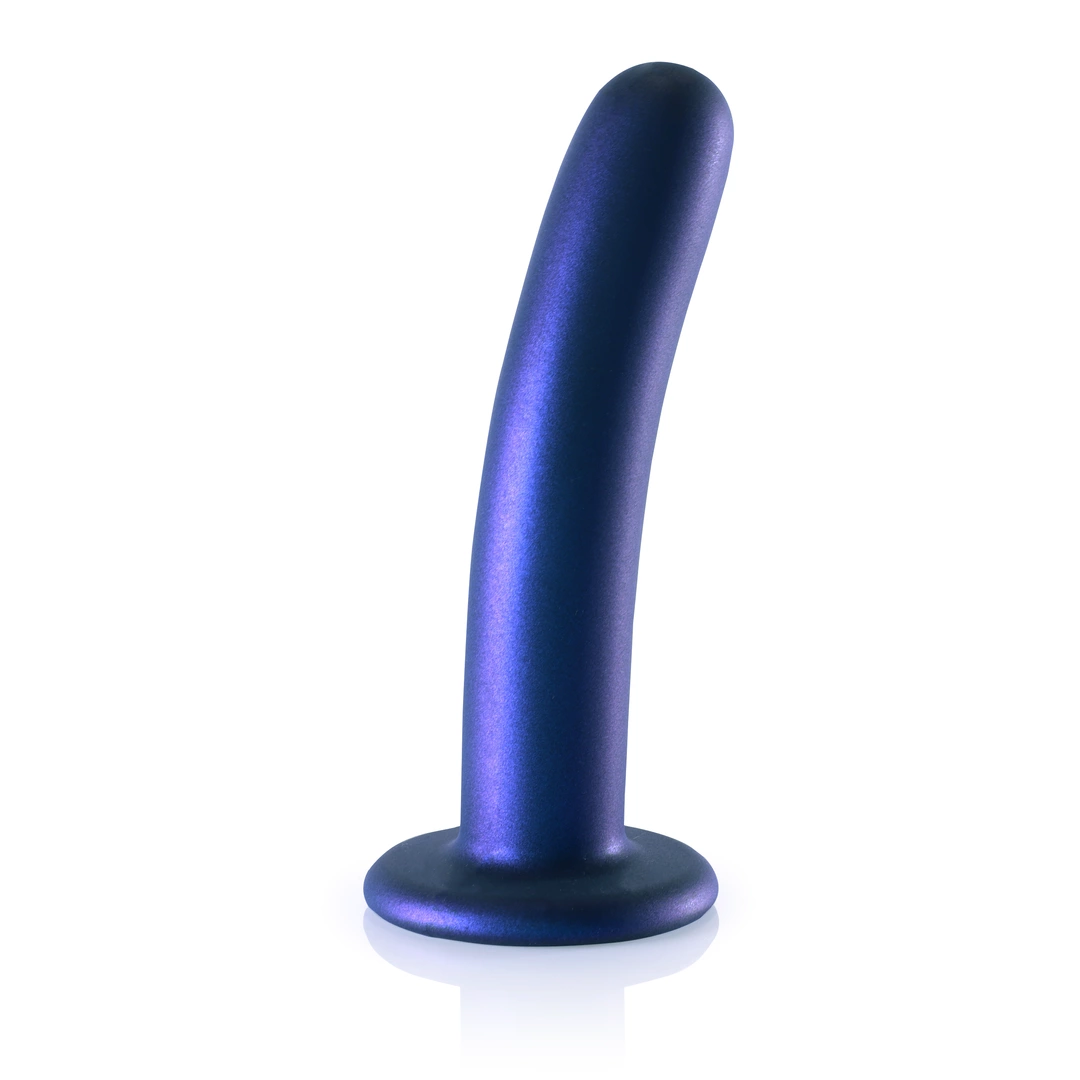 Фаллоимитатор Ouch! Smooth G-Spot Dildo 6'', 15 см (синий)