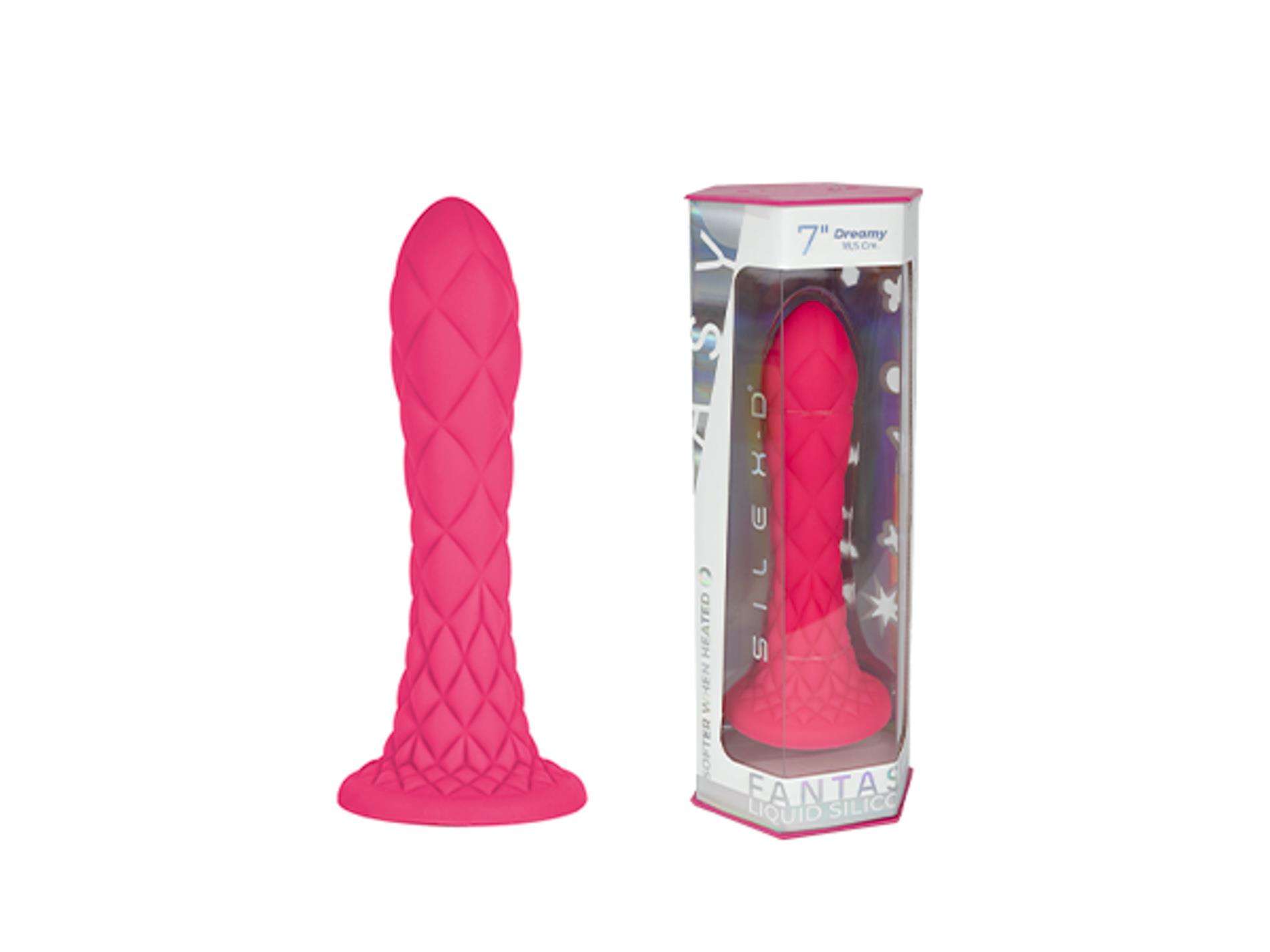 Фаллоимитатор Silexd Fantasy Line Dreamy 7”, 18.5 см (розовый)