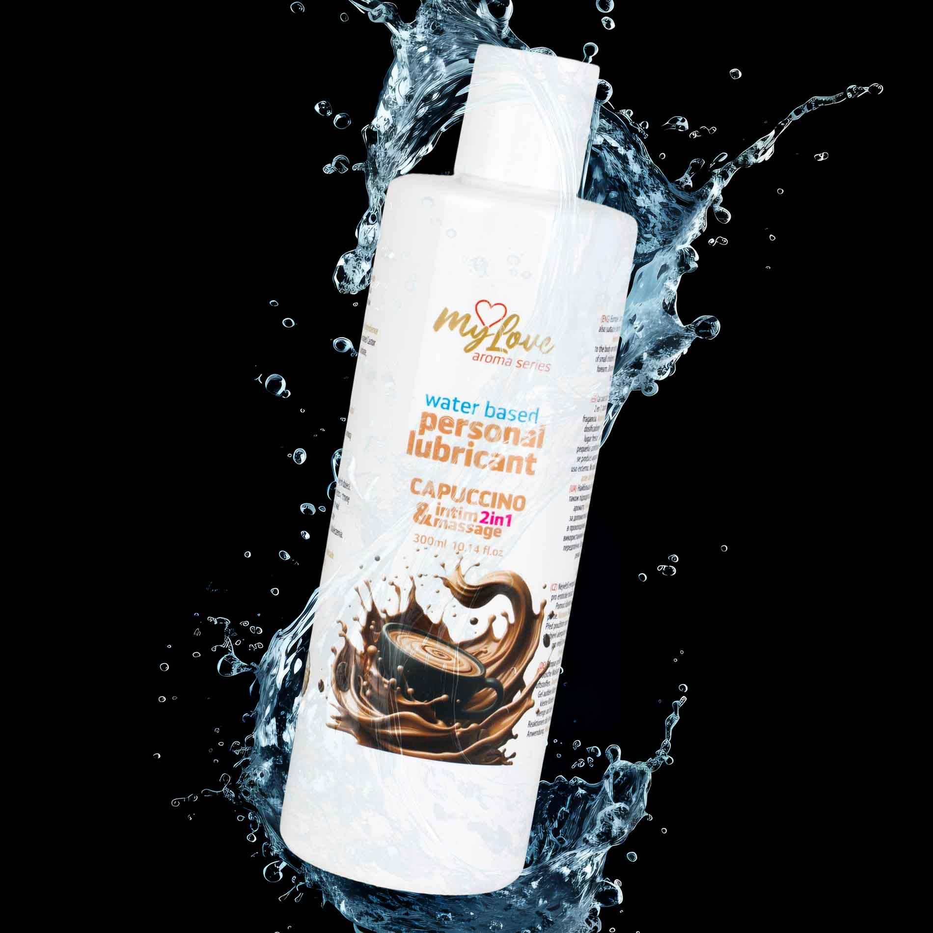 Лубрикант MyLove Aroma Series Intim&Massage 2in1 Capuccino, 300 мл