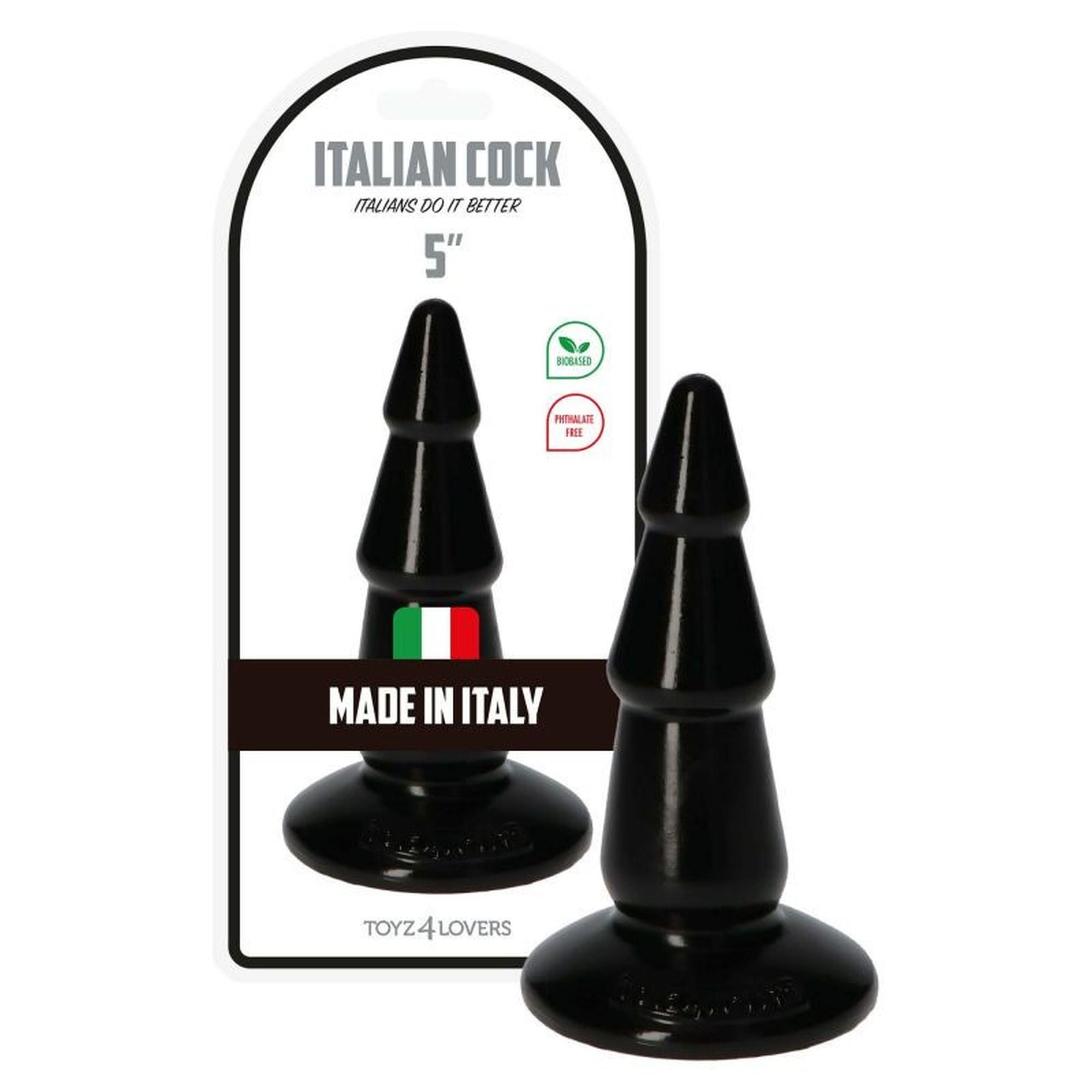 Korek analny Toyz4lovers Pino, 13 cm (czarny)