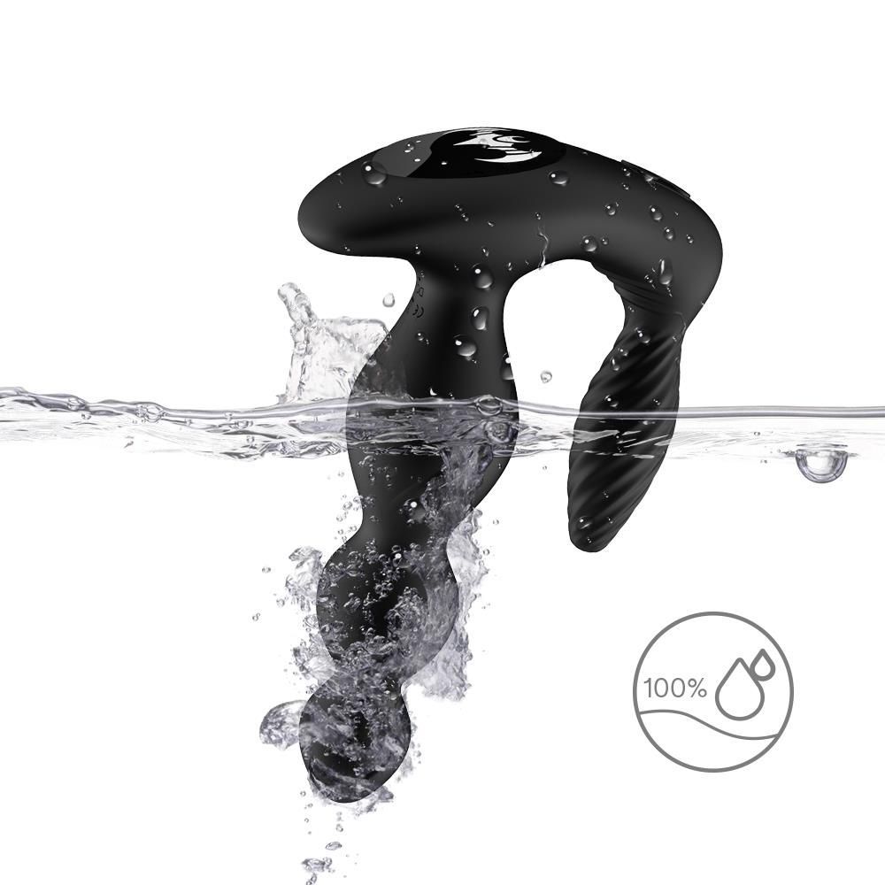 Стимулятор простаты B - Series Joy Maxfun, 17 см (черный)