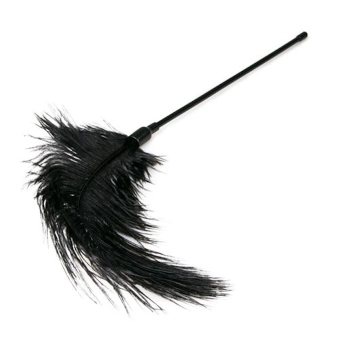 Тиклер-перо Fetish Feather Tickler, 53 см (черный)