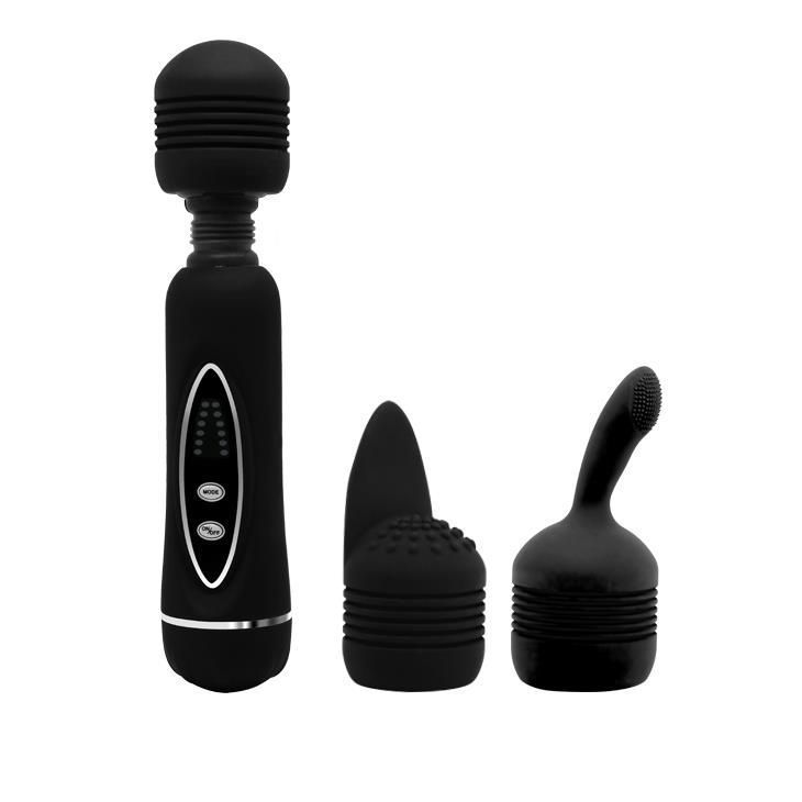 Вибромассажер LyBaile Power Wand, 20 см (черный)