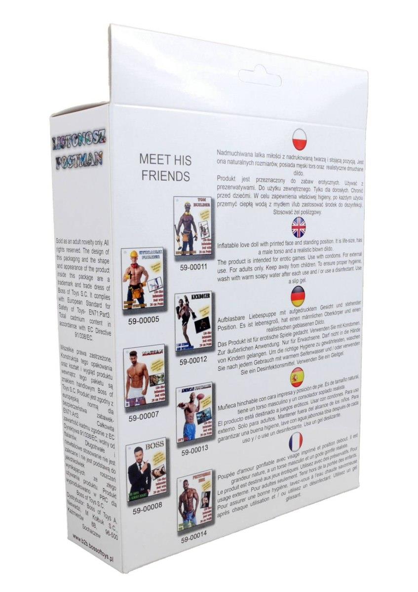 Секс-кукла Boss Series Postman Male Doll, 160 см (телесный)