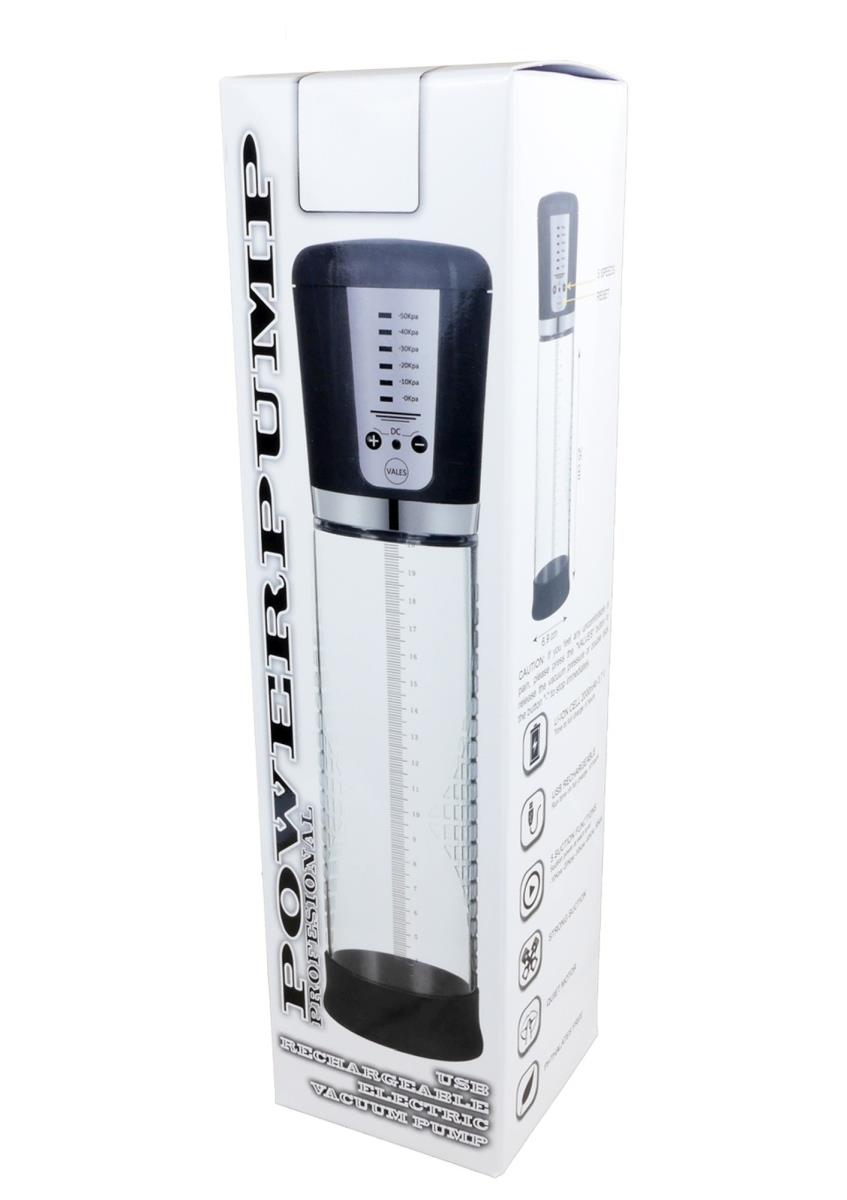 Boys of Toys Powerpump - Pompka próżniowa do penisa B -, Przezroczysty, 29 cm