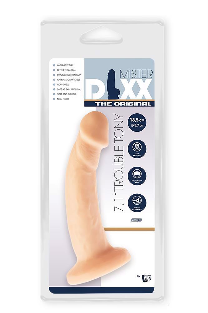Фаллоимитатор Mister Dixx Trouble Tony 7.1 Inch, 18.5 см (телесный)