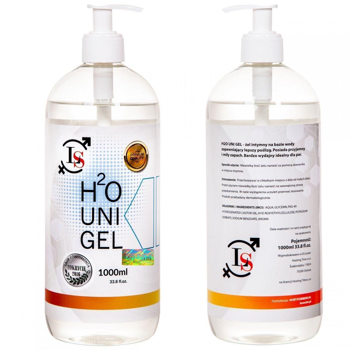 Лубрикант LoveStim H20 Uni Gel, 1000 мл
