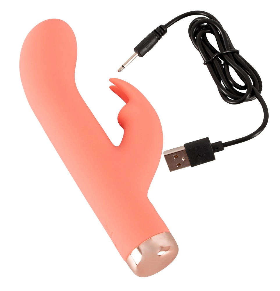 Вибратор-кролик You2Toys Peachy Mini Rabbit, 16.7 см (персиковый)