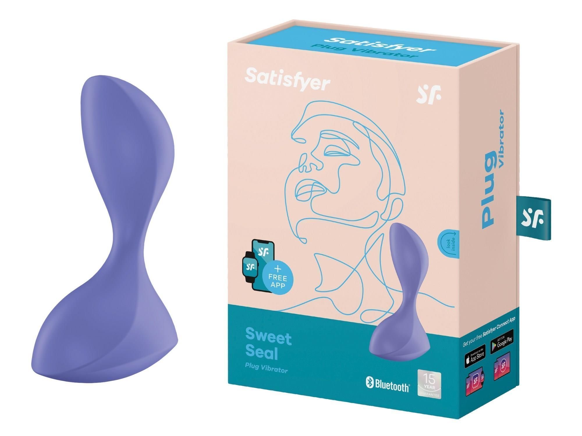 Korek analny Satisfyer Sweet Seal, 11,2 cm (fioletowy)