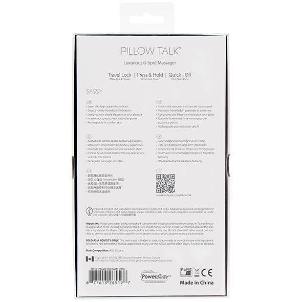 Вибратор Pillow Talk Sassy Teal, 19,8 см (голубой)