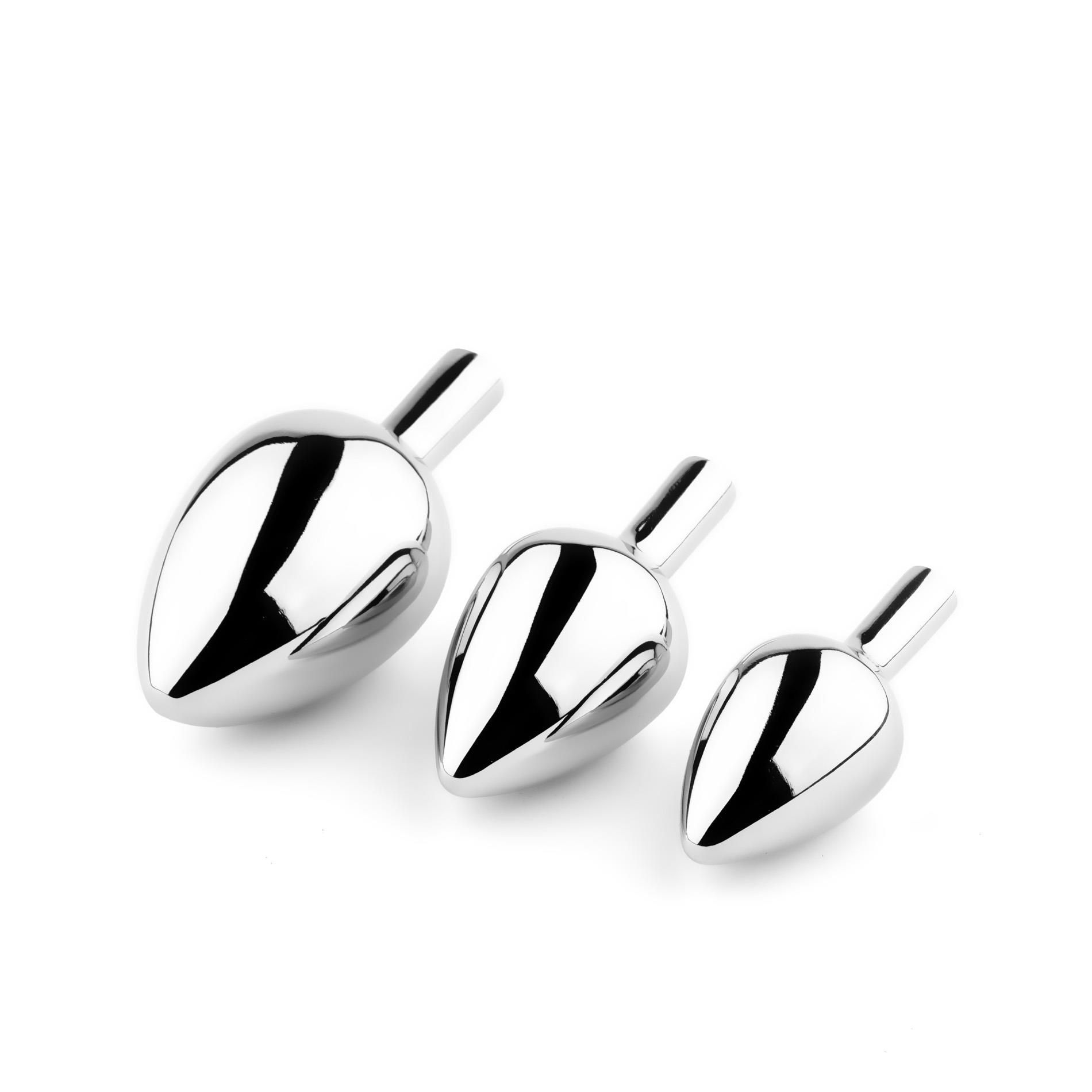 Анальная пробка B - Series HeavyFun Jewellery № 4, 43 см (серебристый)