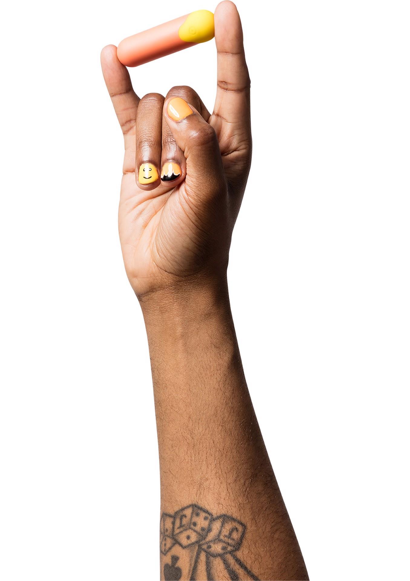 Вибратор для клитора Romp Riot, 7 см (оранжевый)