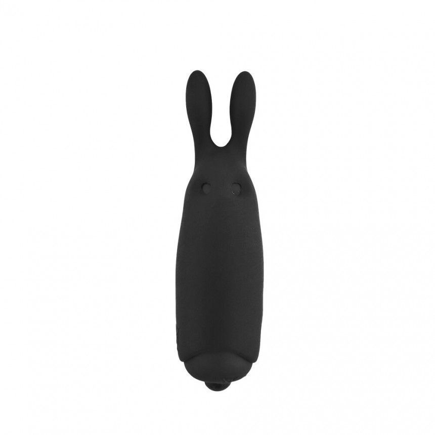 Вибратор для клитора Adrien Lastic Pocket Vibe Rabbit, 8.5 см (чёрный)