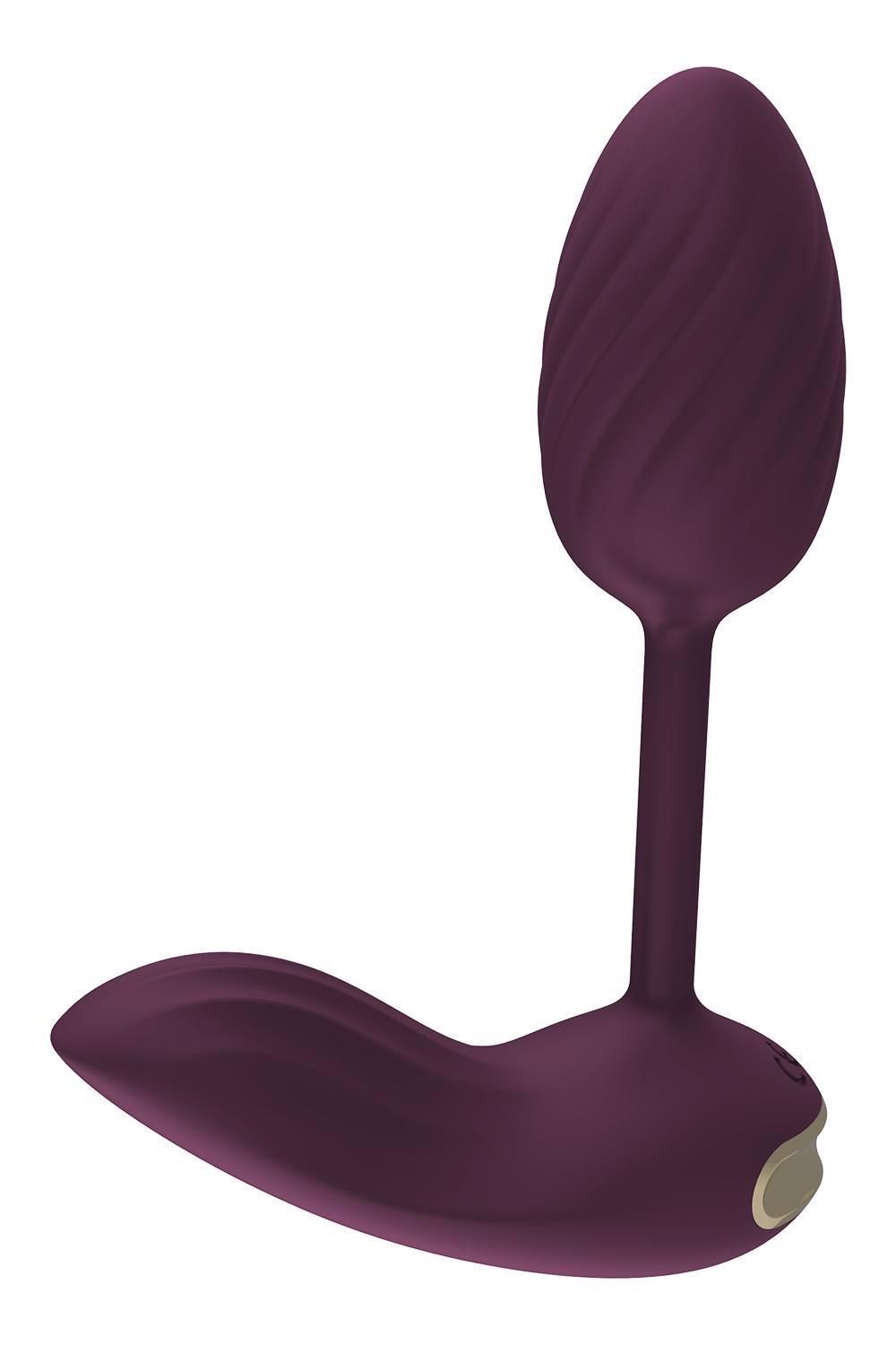 Wibrujące jajeczko Dream Toys Essentials Flexible Wearable Vibrating Egg, 10 cm (fioletowy)