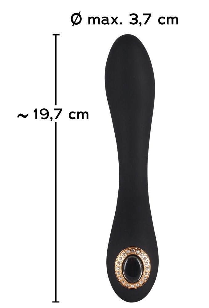 Вибратор для точки G Cleaopatra G-Spot, 19,7 см (черный)